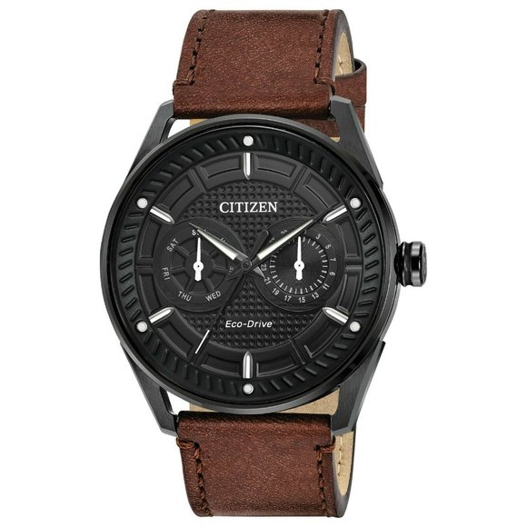 Citizen Eco Drive Men's Brown 42mm Watch!! - Picture 1 of 5